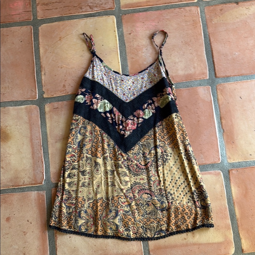 Band of Gypsies Multicolor Paisley Camisole